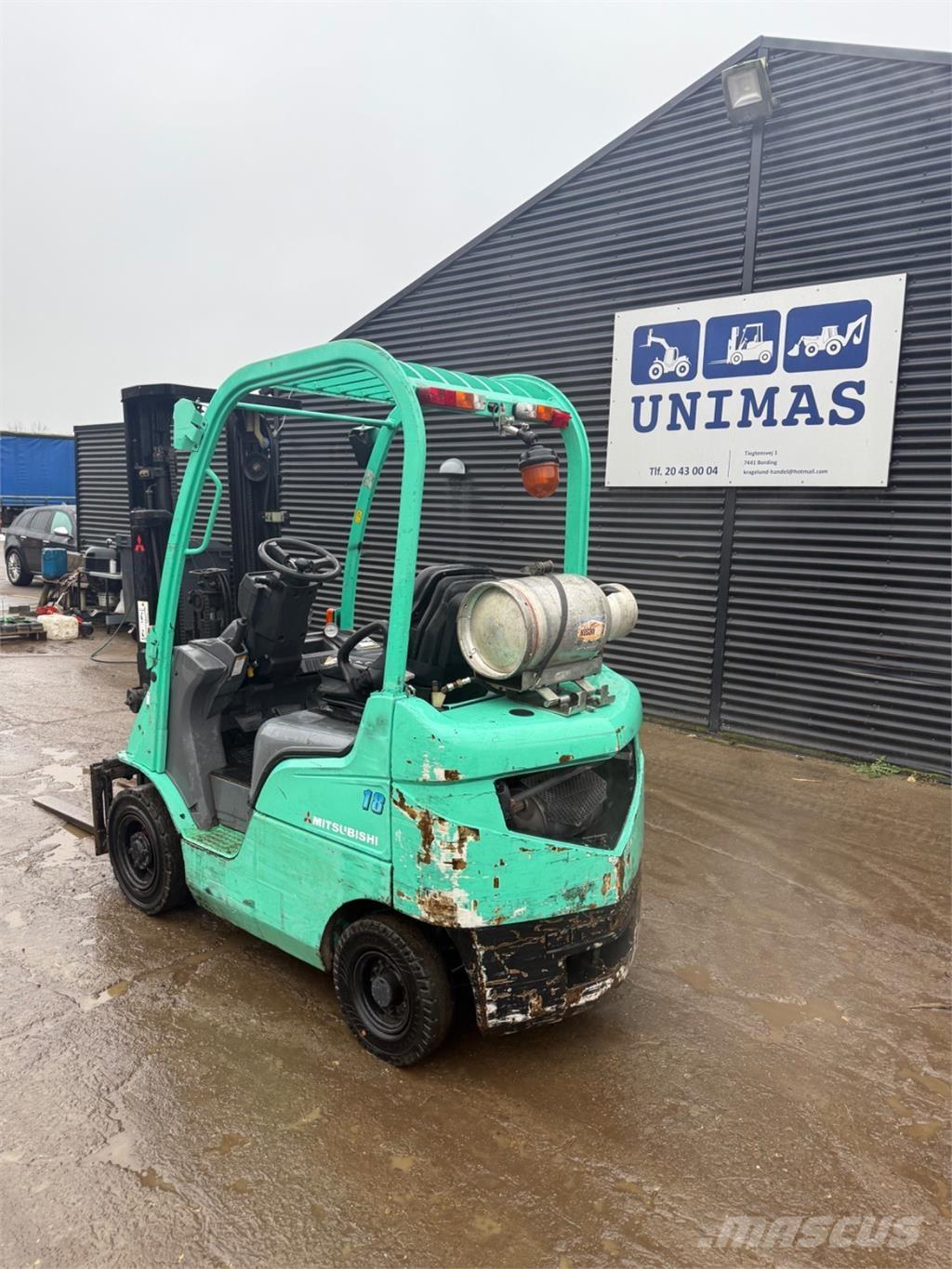 Mitsubishi FG18 LPG vozíky