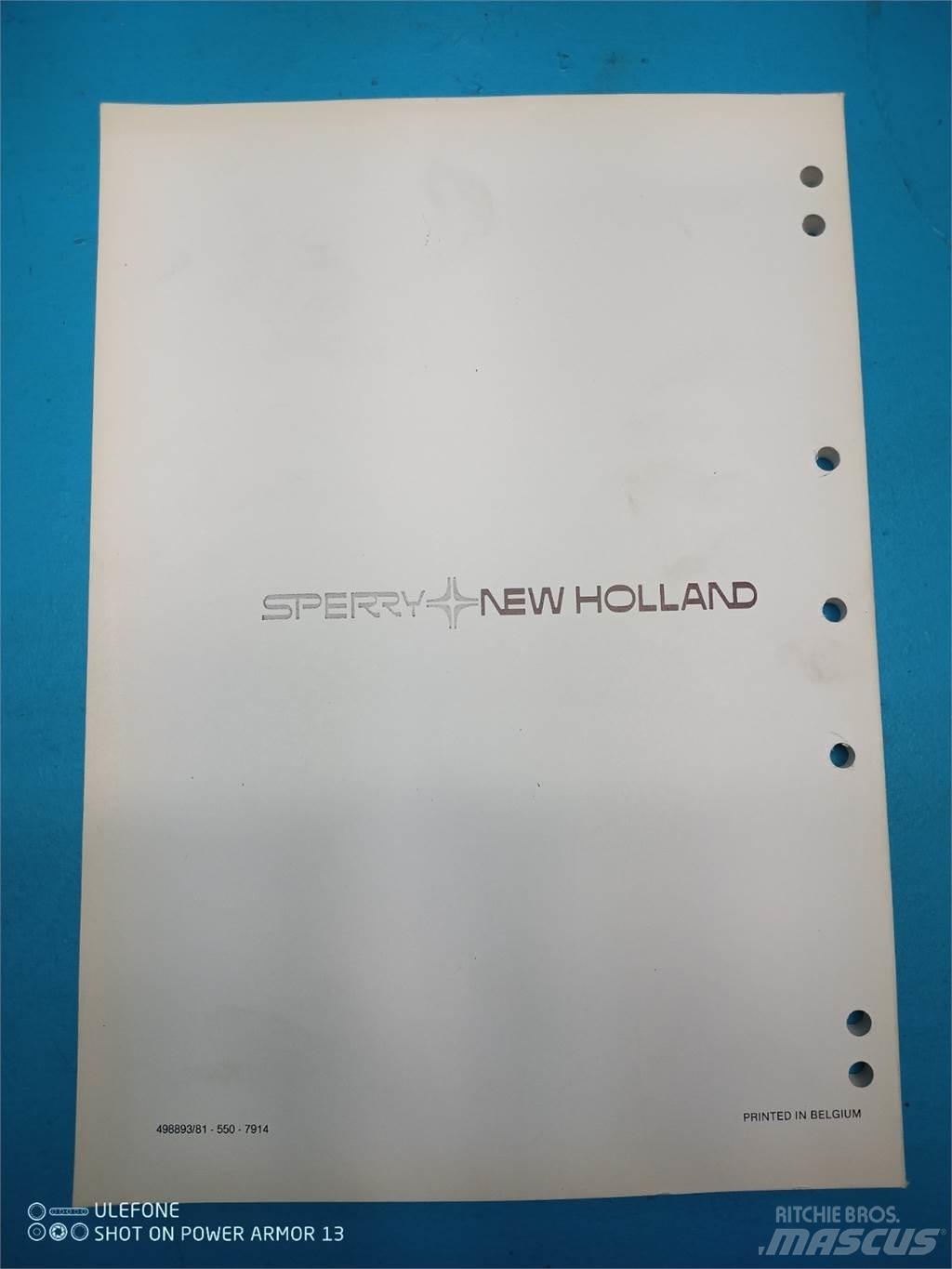 New Holland 1550 Další