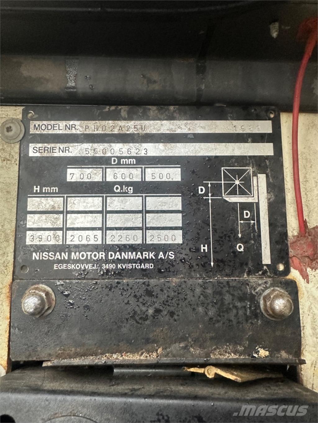 Nissan FG25 LPG vozíky