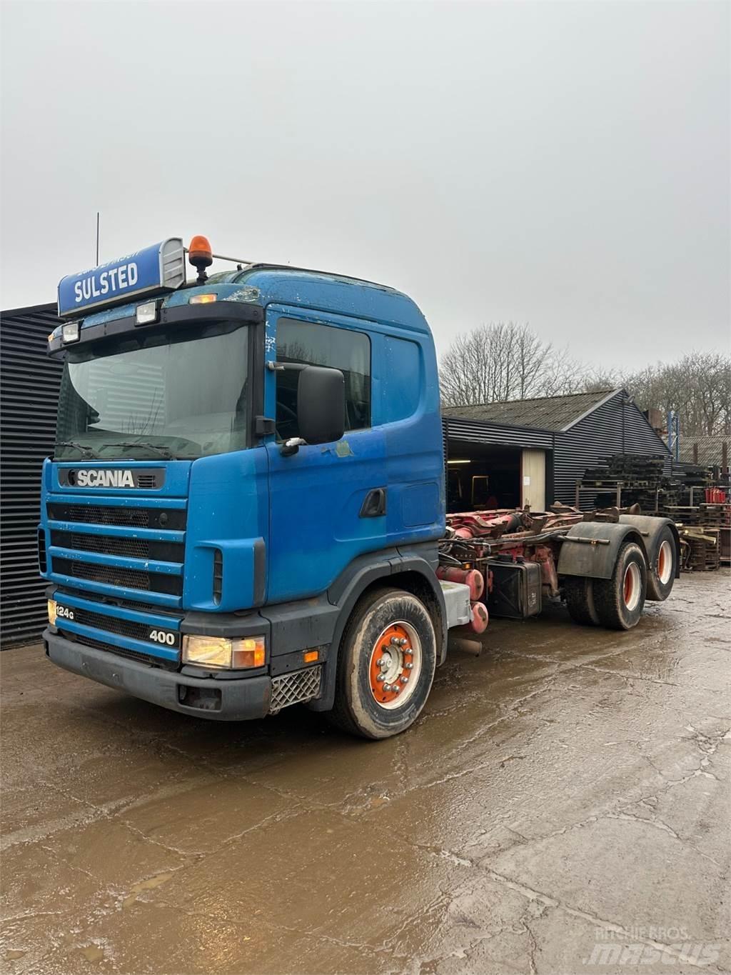 Scania 124 Hákový nosič kontejnerů