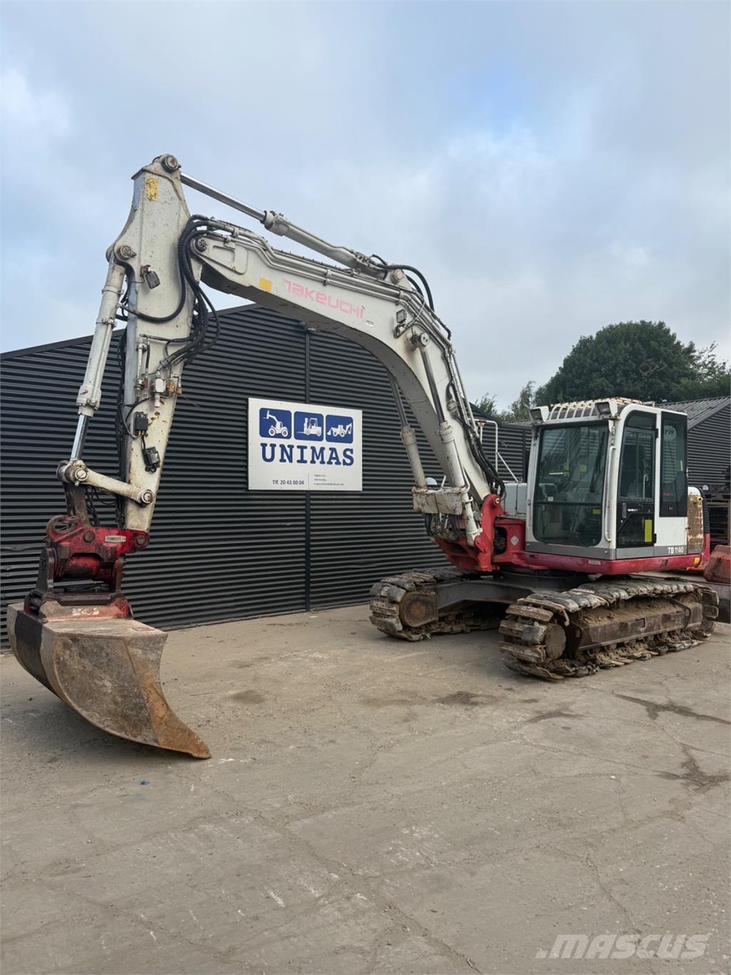 Takeuchi TB1140 Pásová rýpadla