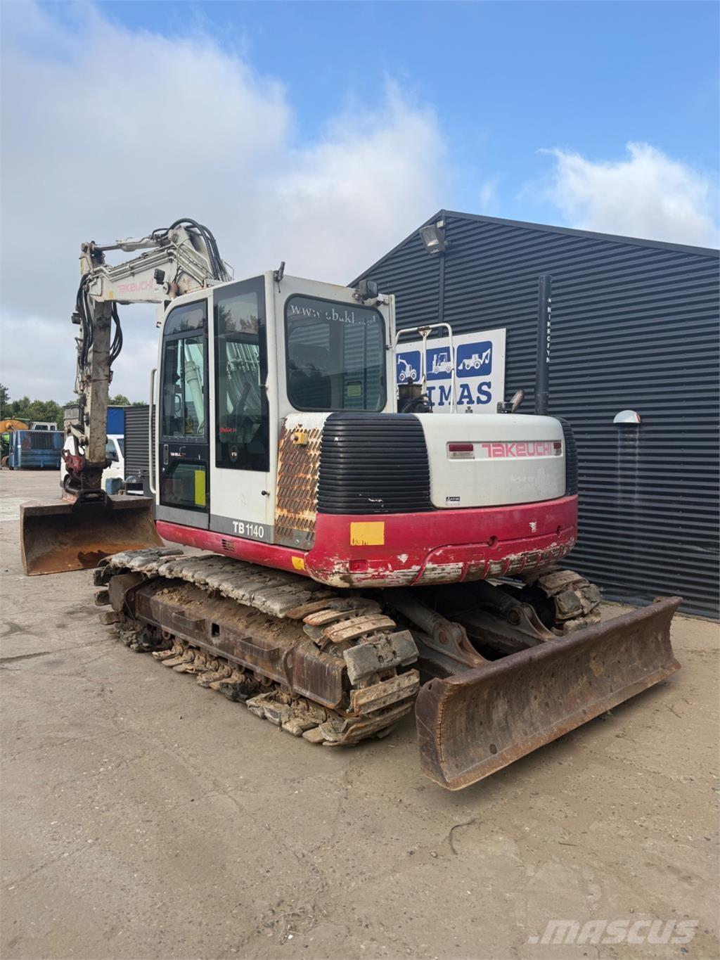 Takeuchi TB1140 Pásová rýpadla