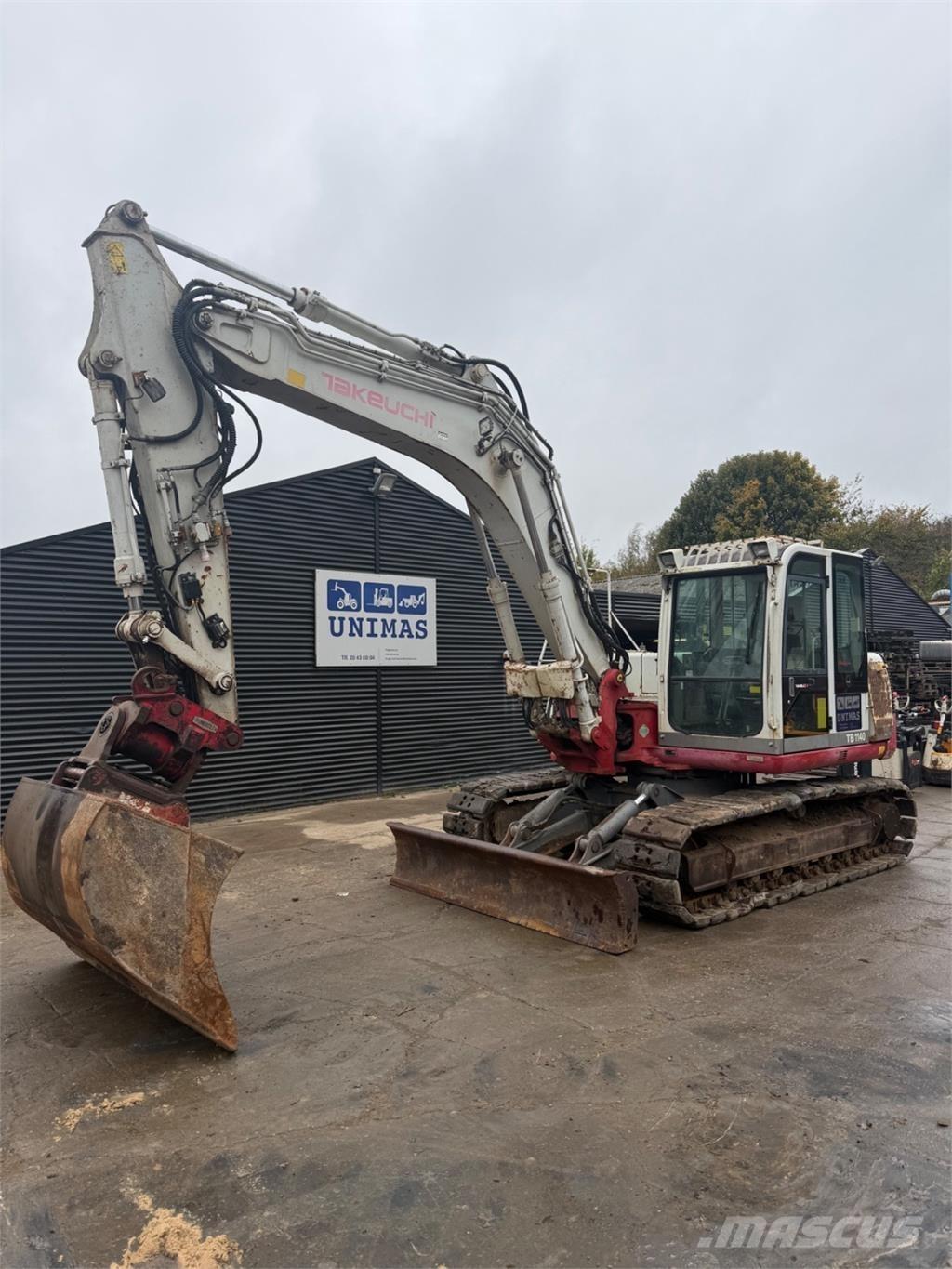 Takeuchi TB1140 Pásová rýpadla
