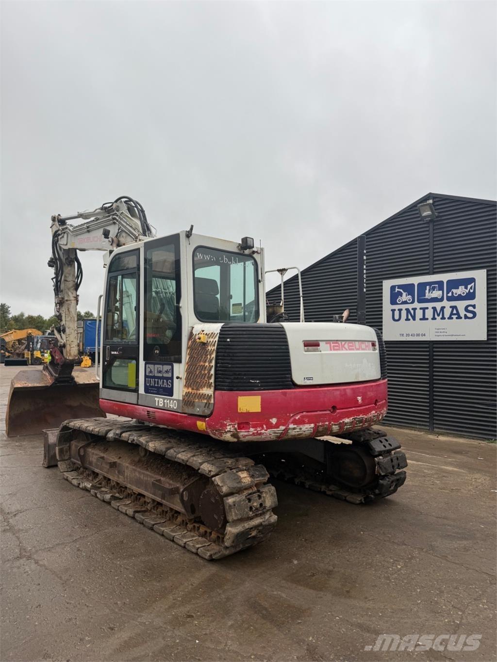 Takeuchi TB1140 Pásová rýpadla