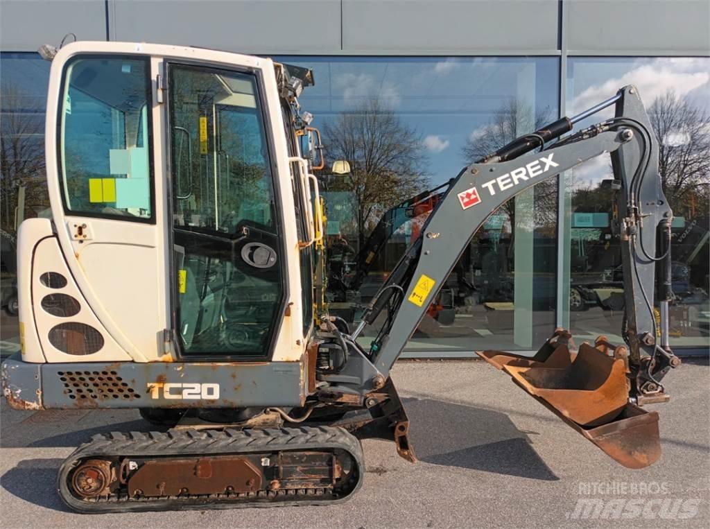 Terex tc20 Mini rýpadla < 7t