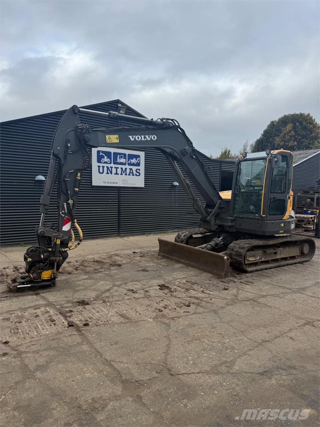 Volvo ECR88D Pásová rýpadla