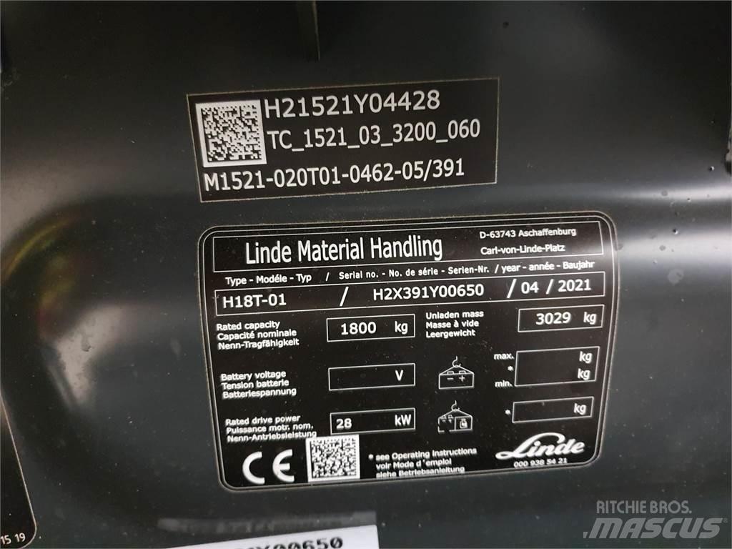 Linde H18T LPG vozíky