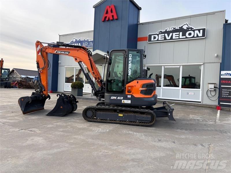 Develon DX63-7 Midi rýpadla 7t - 12t
