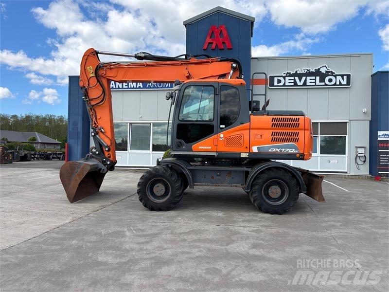 Doosan DX170W-5 Kolová rýpadla