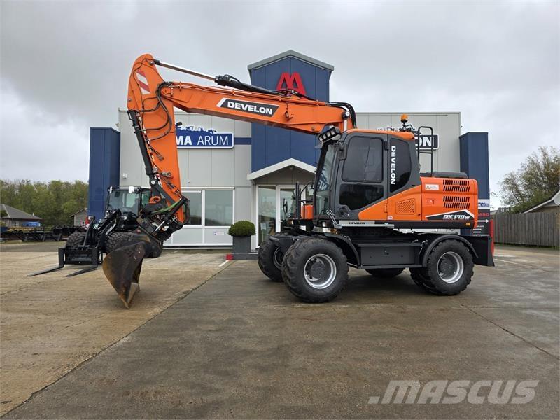 Doosan DX170W-5 Kolová rýpadla