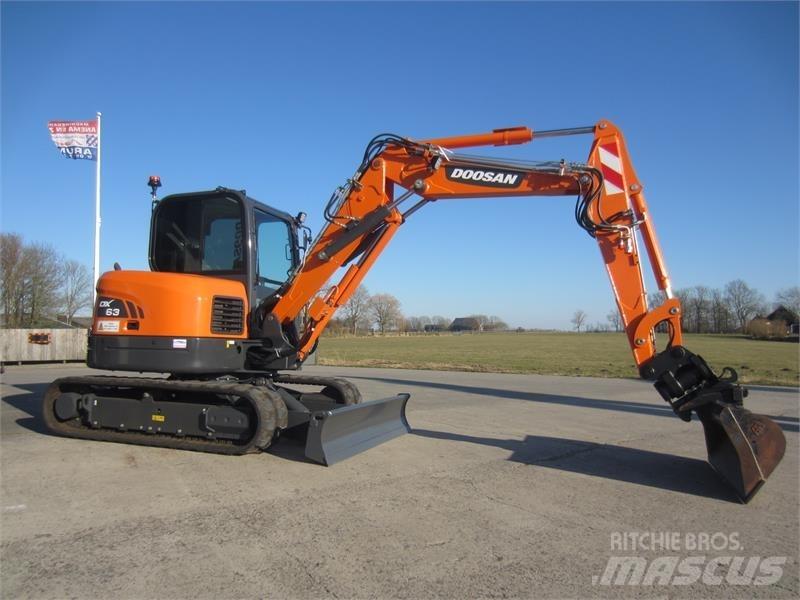 Doosan DX63-3 Mini rýpadla < 7t