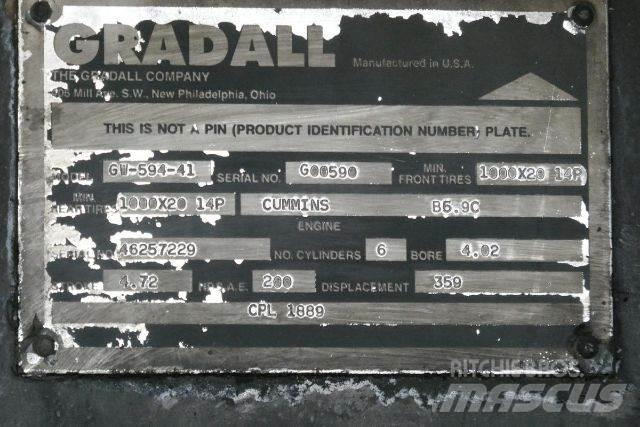 Gradall XL4100 Pásová rýpadla