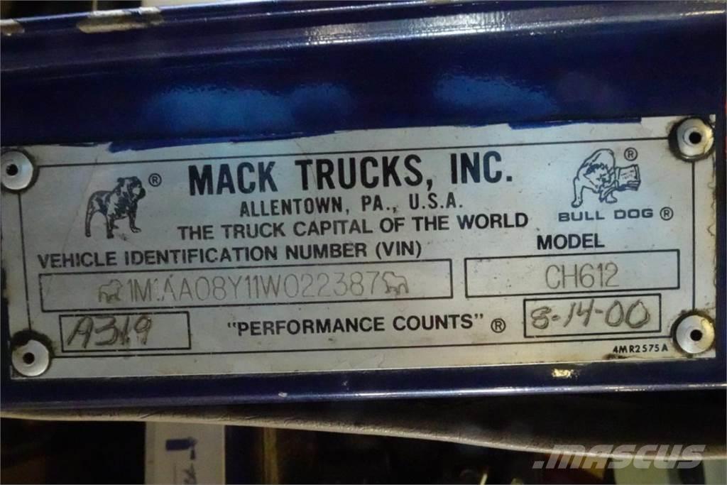 Mack CH612 Nákladní vozidlo bez nástavby