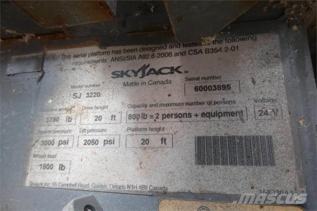 SkyJack SJ3220 Stavebnictví - ostatní