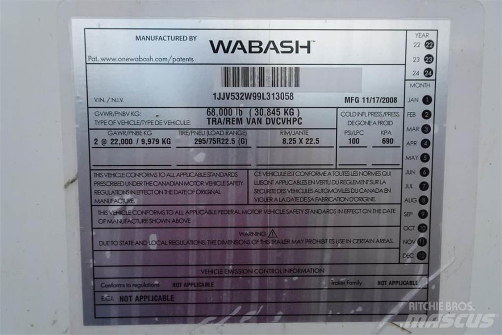 Wabash DVCVHPC Skříňové přívěsy