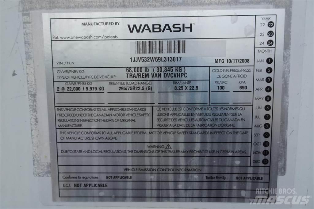 Wabash DVHDHPC Skříňové přívěsy