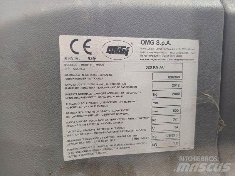 OMG 320KN AC Nízkozdvižný vozík