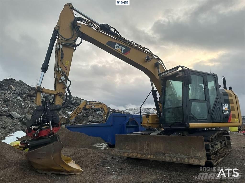 CAT 313FL Pásová rýpadla