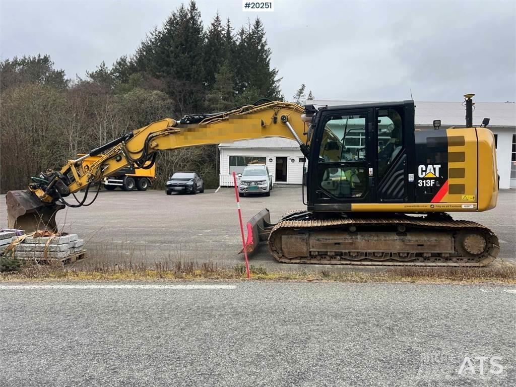 CAT 313FL Pásová rýpadla