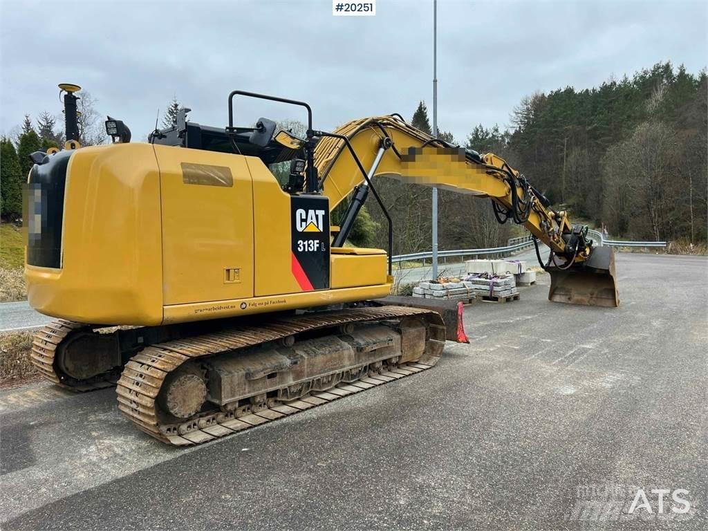 CAT 313FL Pásová rýpadla