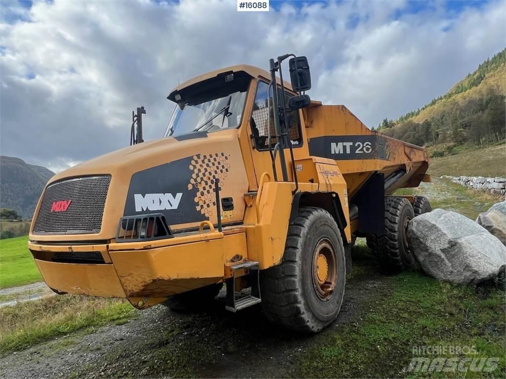 Moxy MT26 dumper. Vyklápěcí dempry