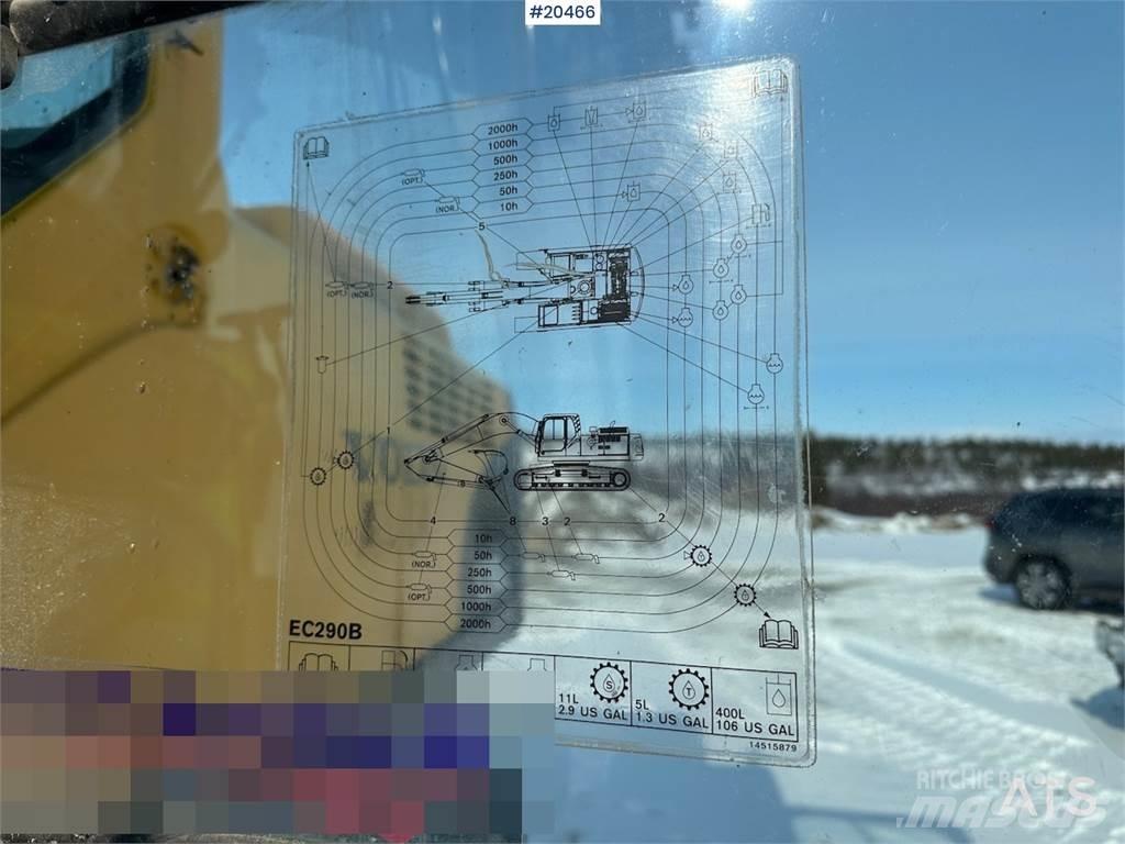 Volvo EC290 BLC Pásová rýpadla