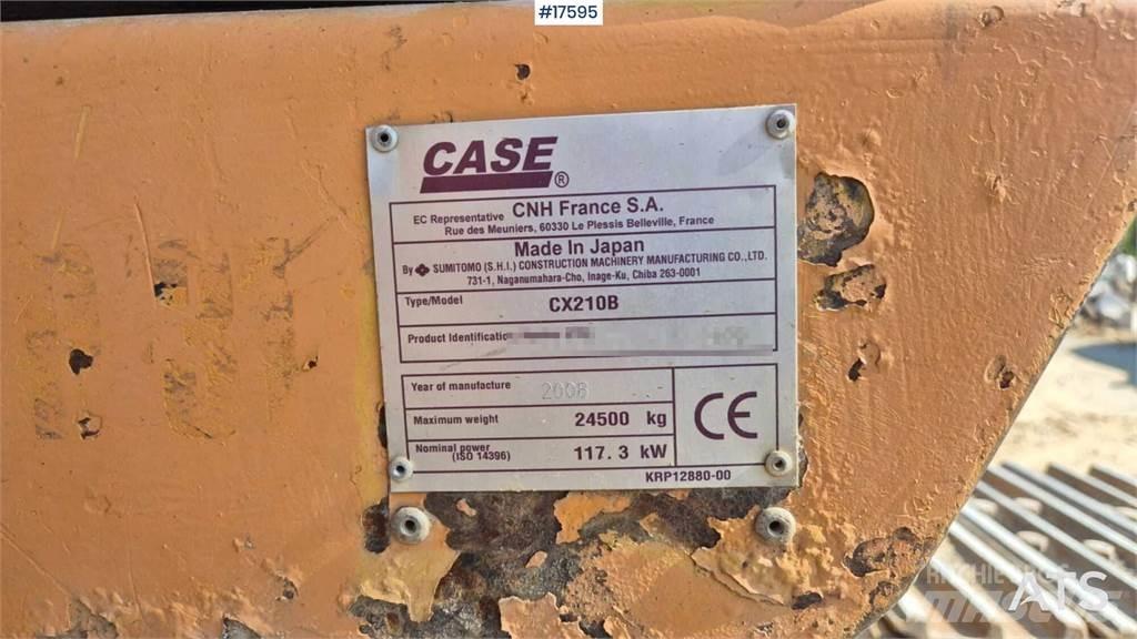 CASE CX210B Pásová rýpadla