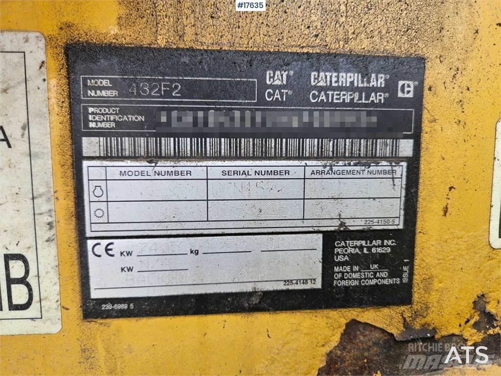 CAT 432F Rýpadlo-nakladače