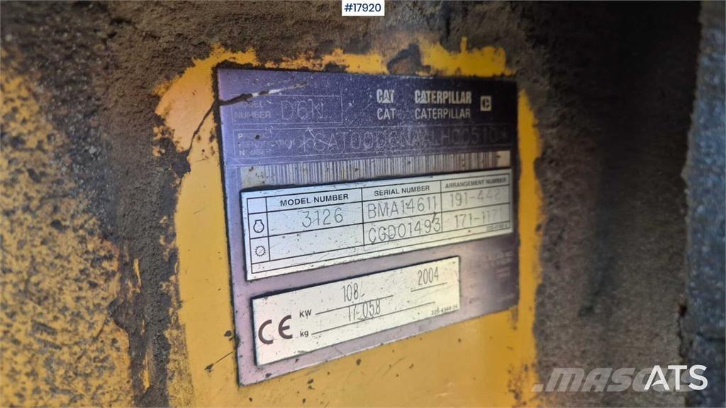 CAT D6D XL Pásové dozery