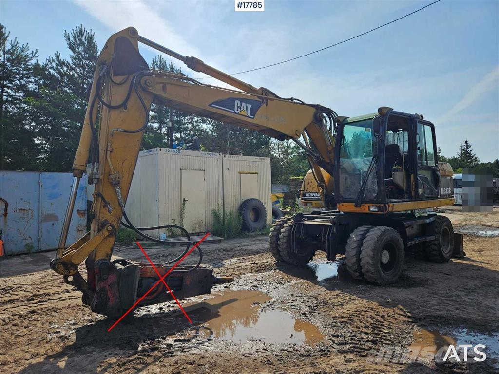 CAT M313 C Kolová rýpadla