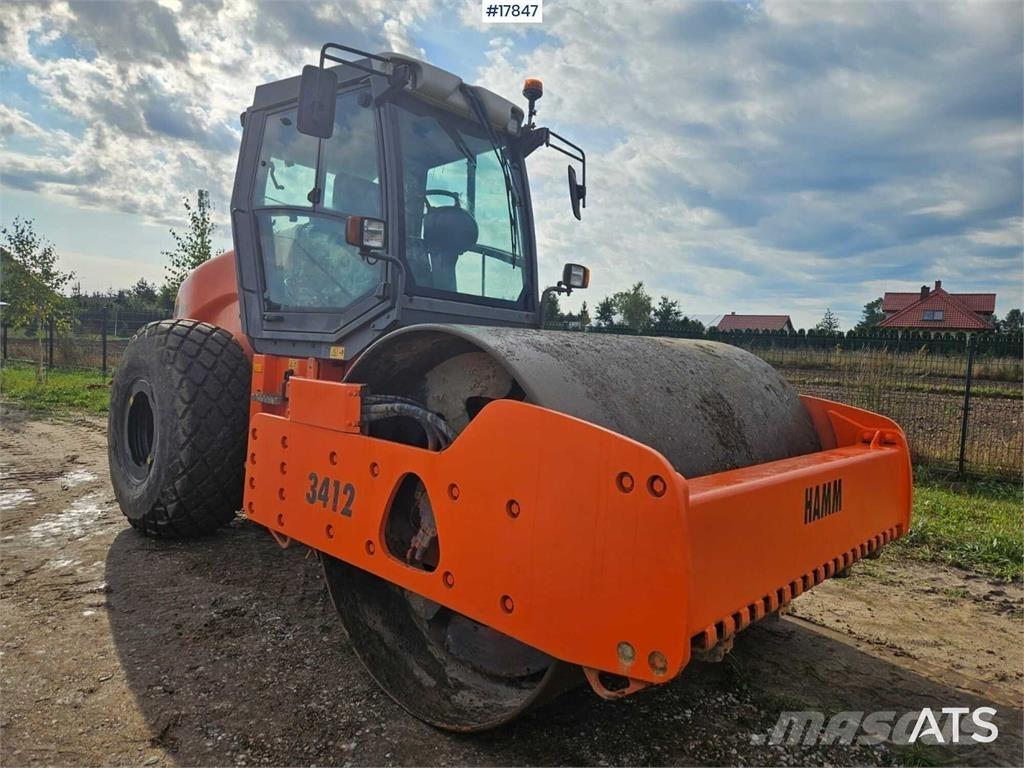 Hamm 3412HT Tahačové válce