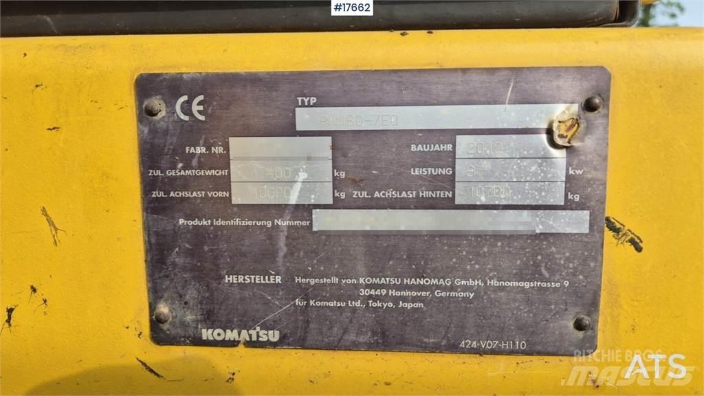 Komatsu PW 160 Kolová rýpadla