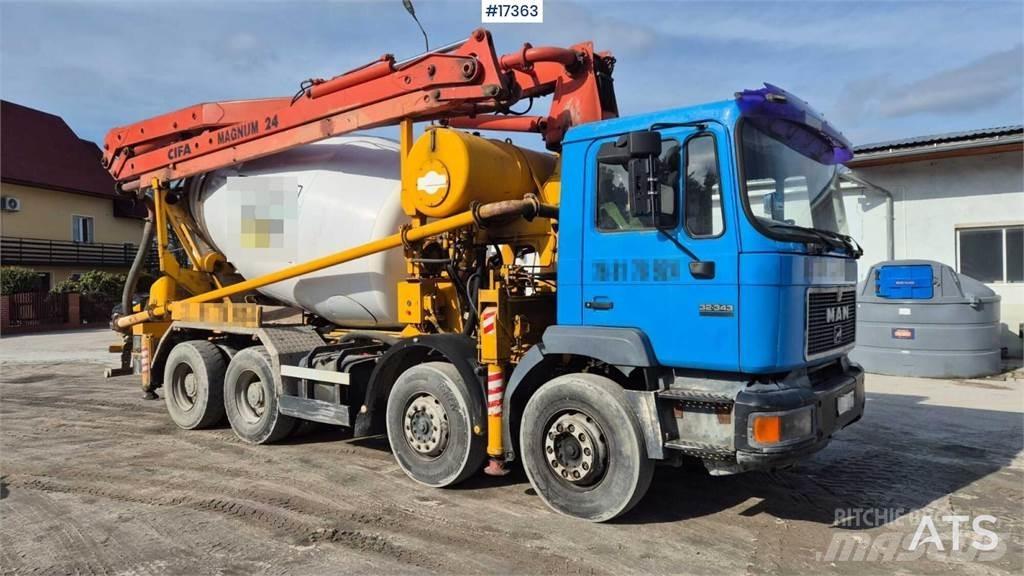 MAN 32.343 Nákladní auta s čerpadly betonu
