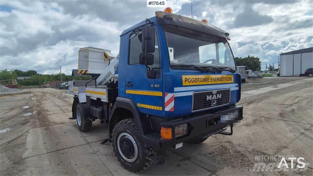 MAN 8.163 Autojeřáby, hydraulické ruky