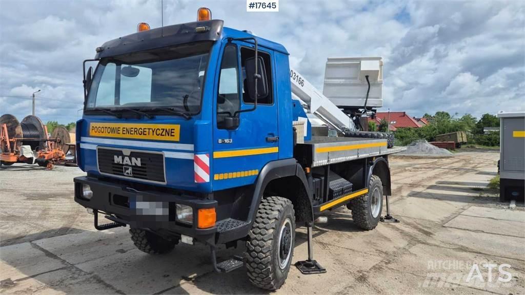 MAN 8.163 Autojeřáby, hydraulické ruky