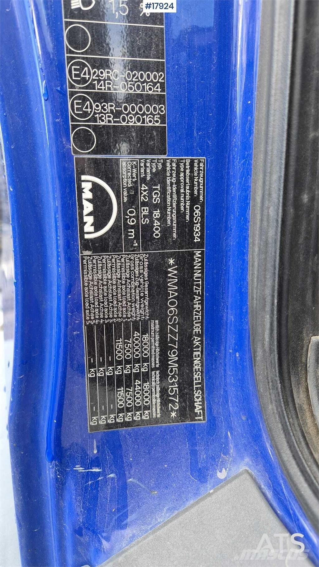 MAN TGS 18.400 Tahače