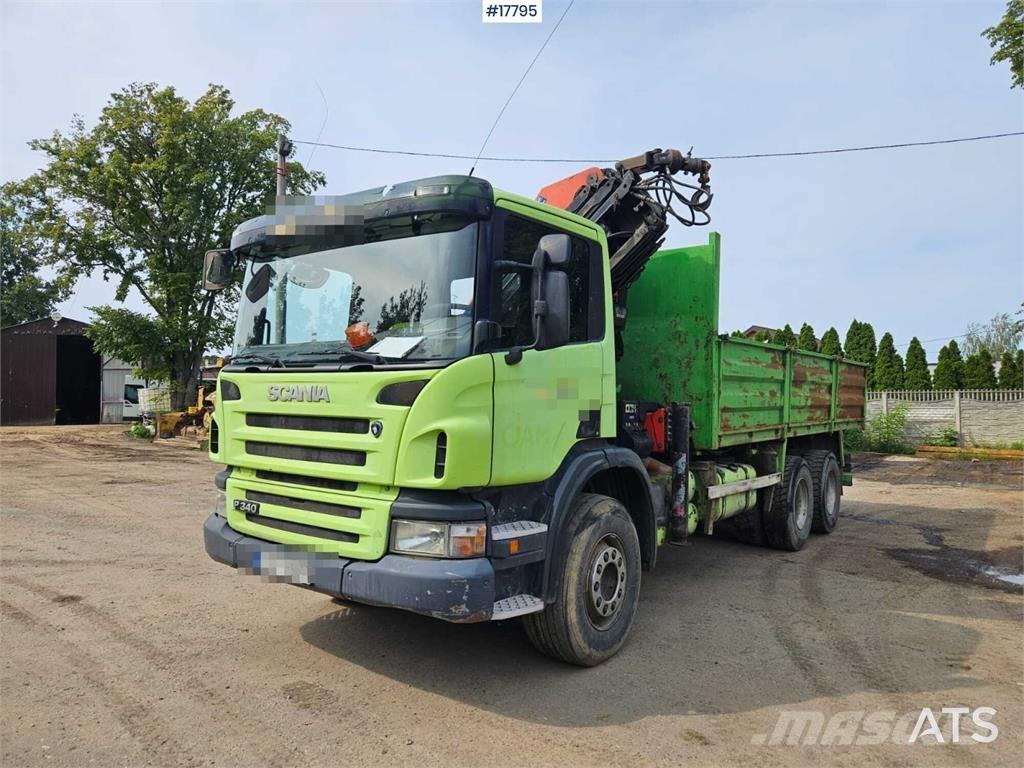 Scania P 340 Autojeřáby, hydraulické ruky