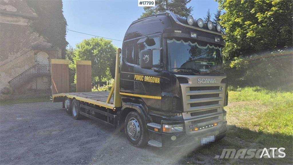 Scania R420 Valník s navijákem