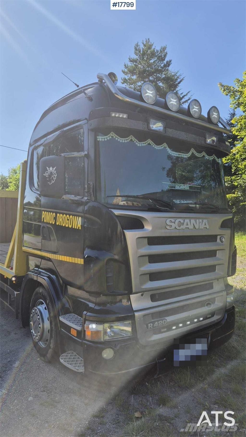Scania R420 Valník s navijákem