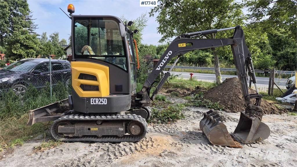 Volvo ECR25D Mini rýpadla < 7t