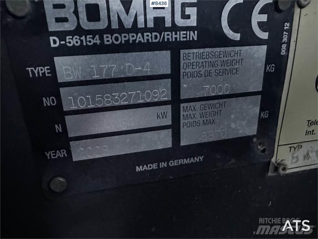 Bomag BW 177D-4 Válce