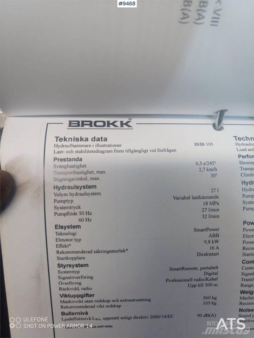 Brokk 70 Stavebnictví - ostatní