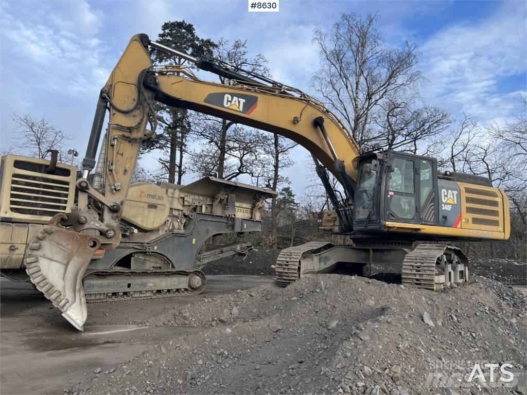 CAT 340F Pásová rýpadla