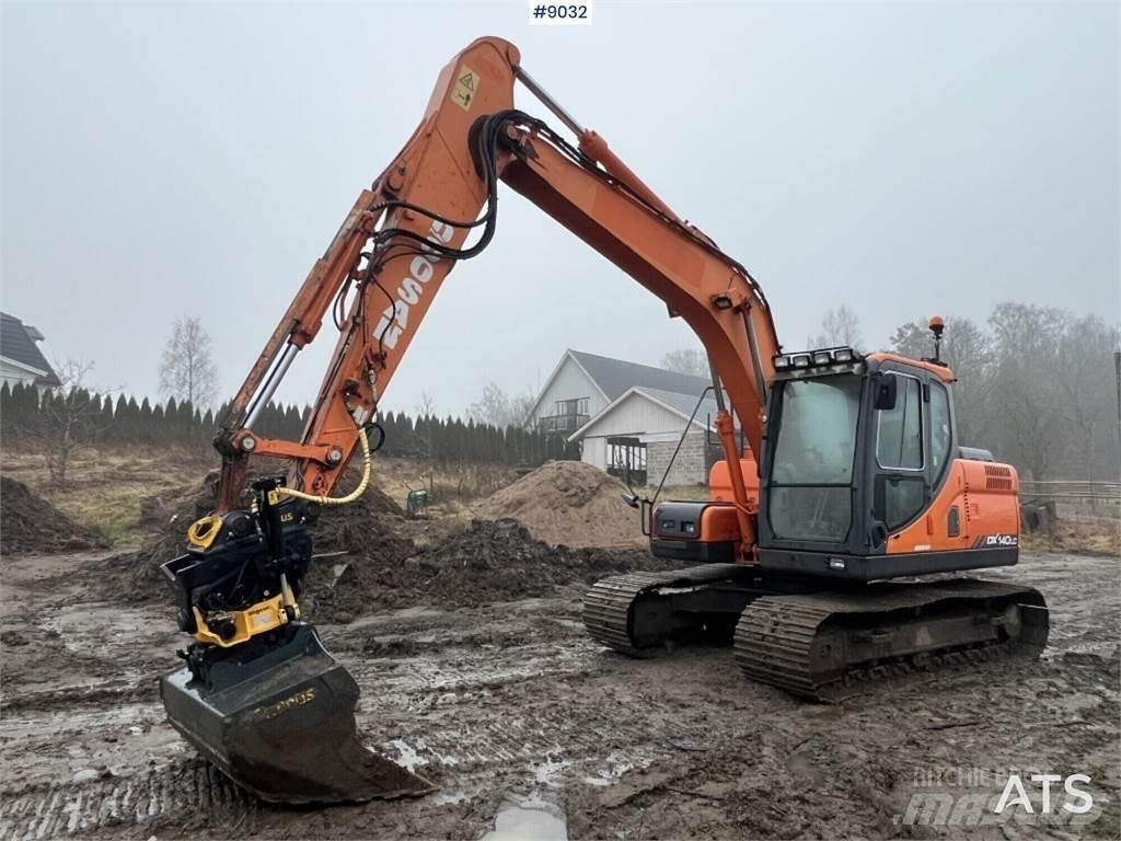 Doosan DX140LC Pásová rýpadla