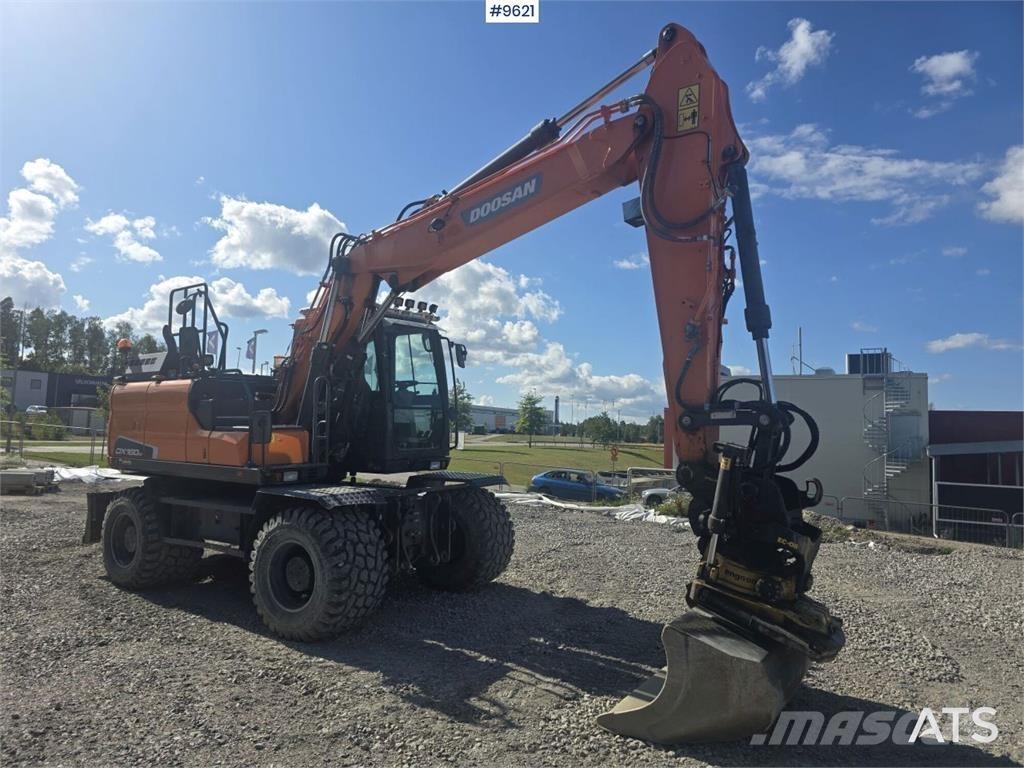 Doosan DX160W-5 Kolová rýpadla