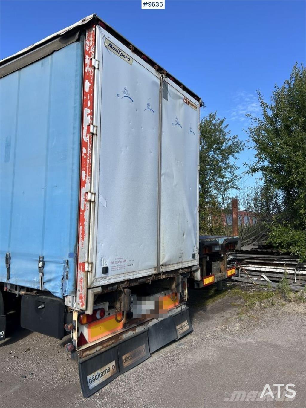 Fruehauf SS136/P3S Plachtové návěsy