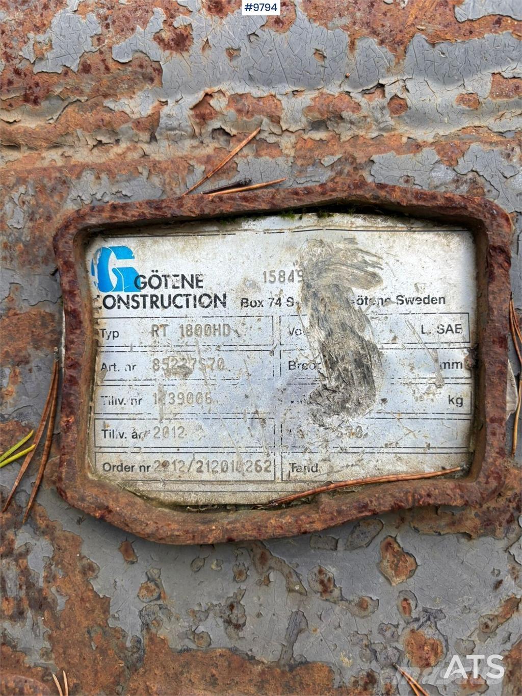 Götene RT 1800HD Lopaty