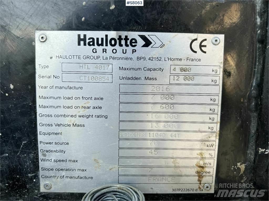 Haulotte HTL4017 Teleskopické manipulátory
