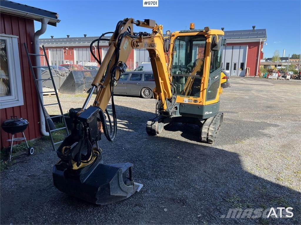 Hyundai Robex 25Z-9AK Mini rýpadla < 7t