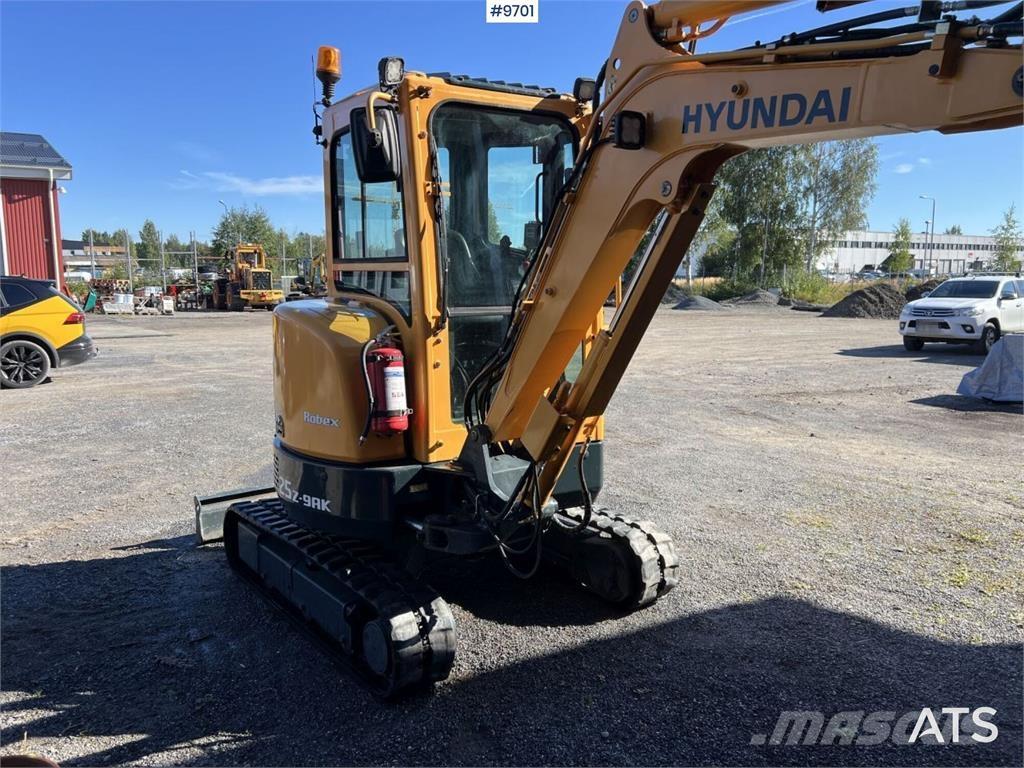 Hyundai Robex 25Z-9AK Mini rýpadla < 7t